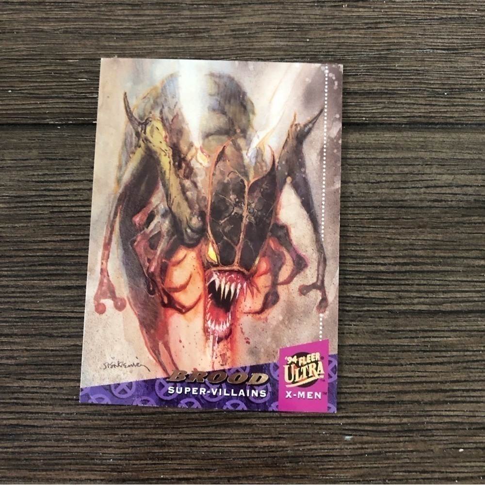 X-men ’94 Fleer Ultra trading card: Brood (Super-Villains) #81